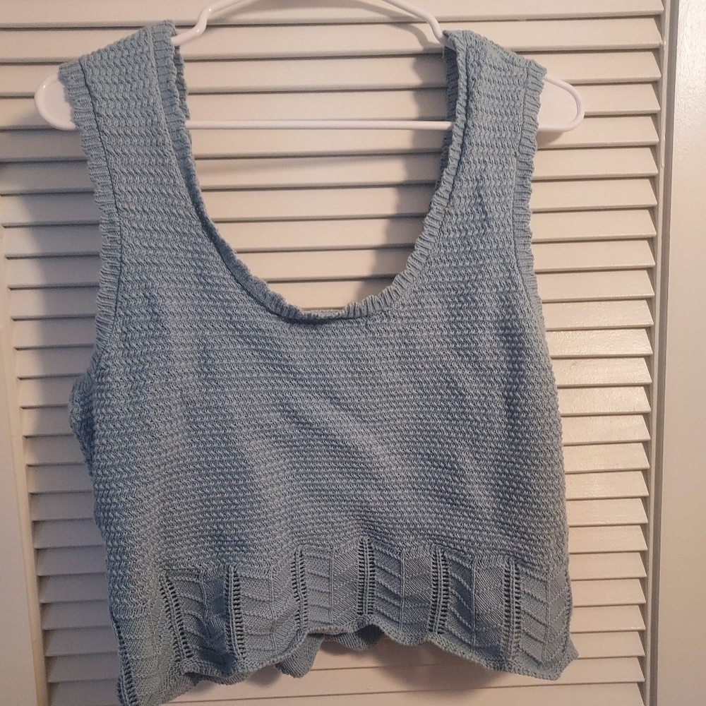 French Connection Nellis 100% Cotton Knit Tank (XL) - Picture 5 of 11